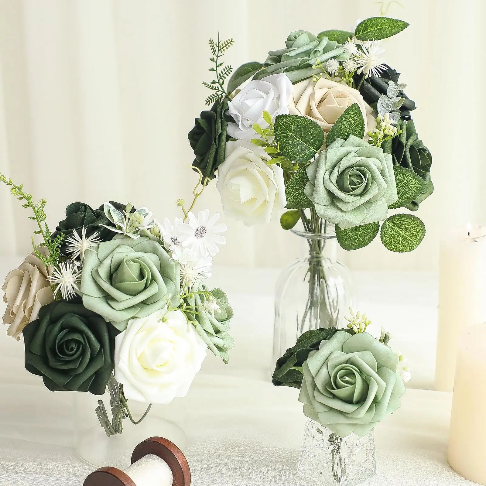 Artificial Flowers 25pcs Real  - огляд і ціна Florist Supply Bulk