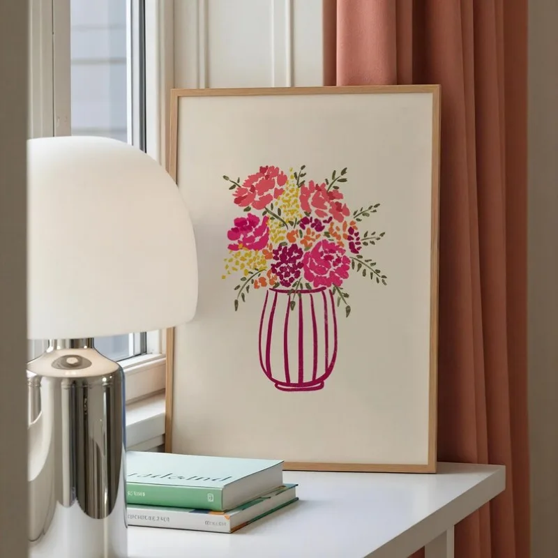 1pc frameless Canvas Painting  - огляд і ціна Florist Supply Vases