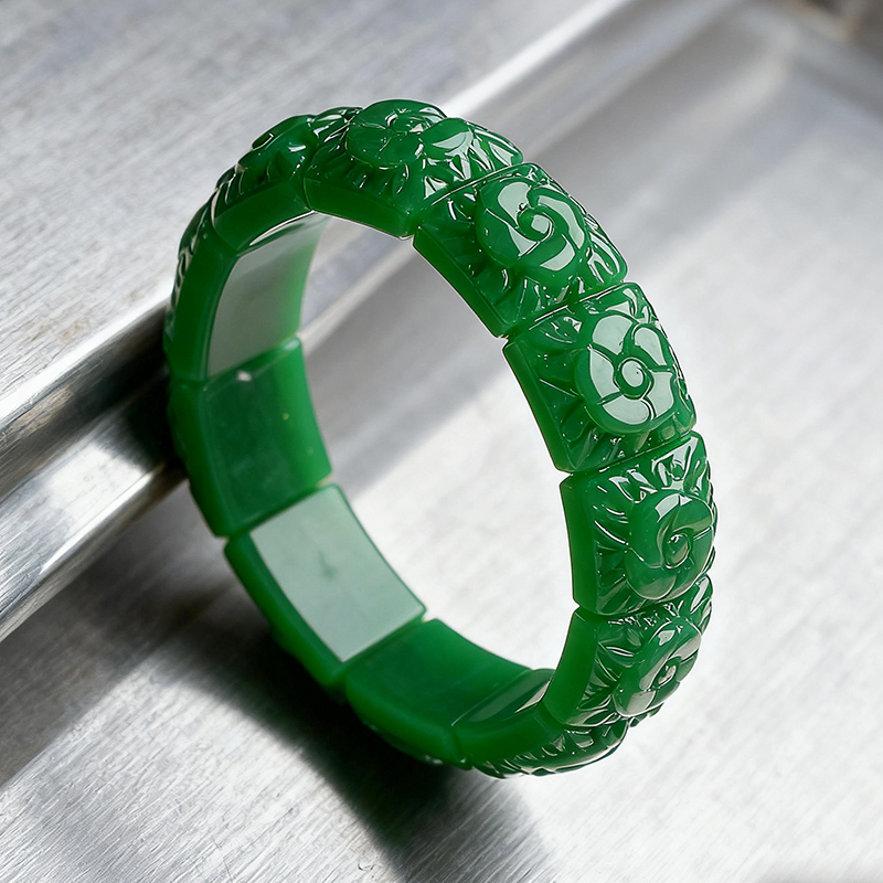 Real Jade Flower Bracelet Bang - огляд і ціна Supply Florist
