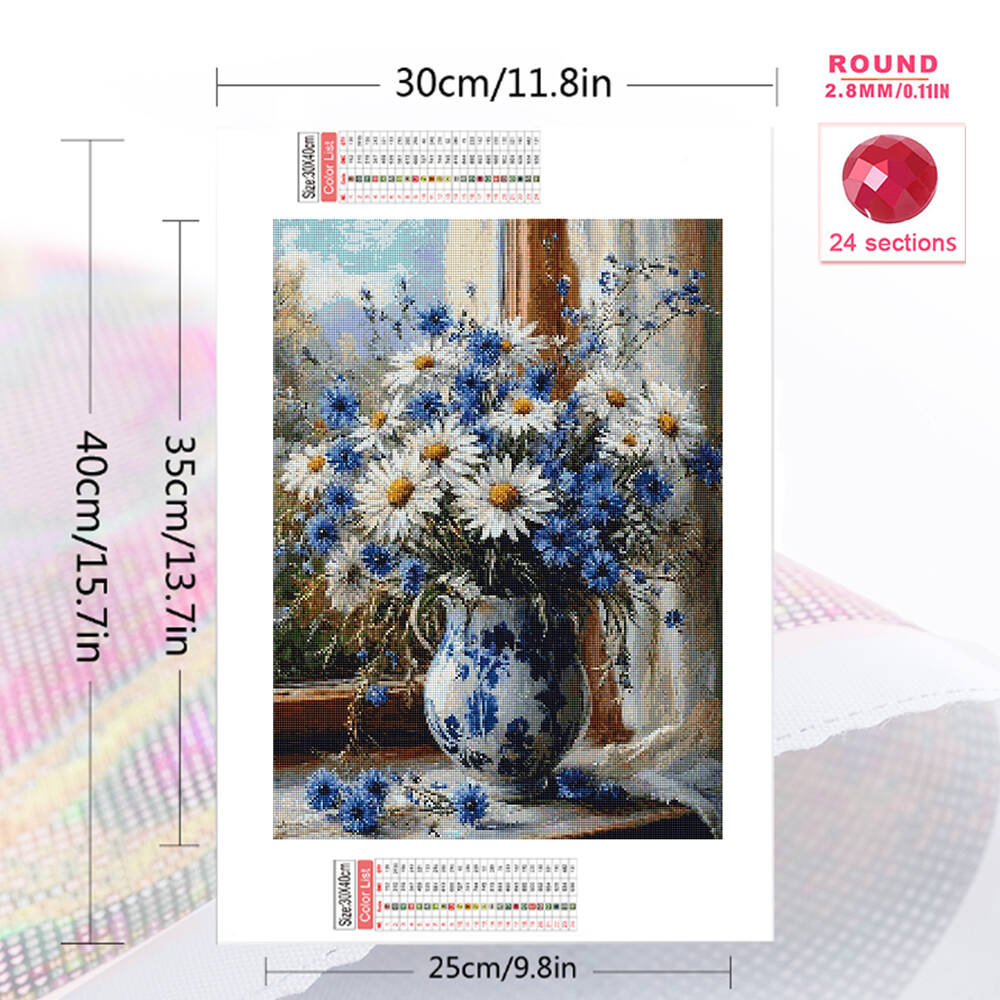 Evershine Diamond Mosaic Daisy - огляд і ціна Florist Supply Vases