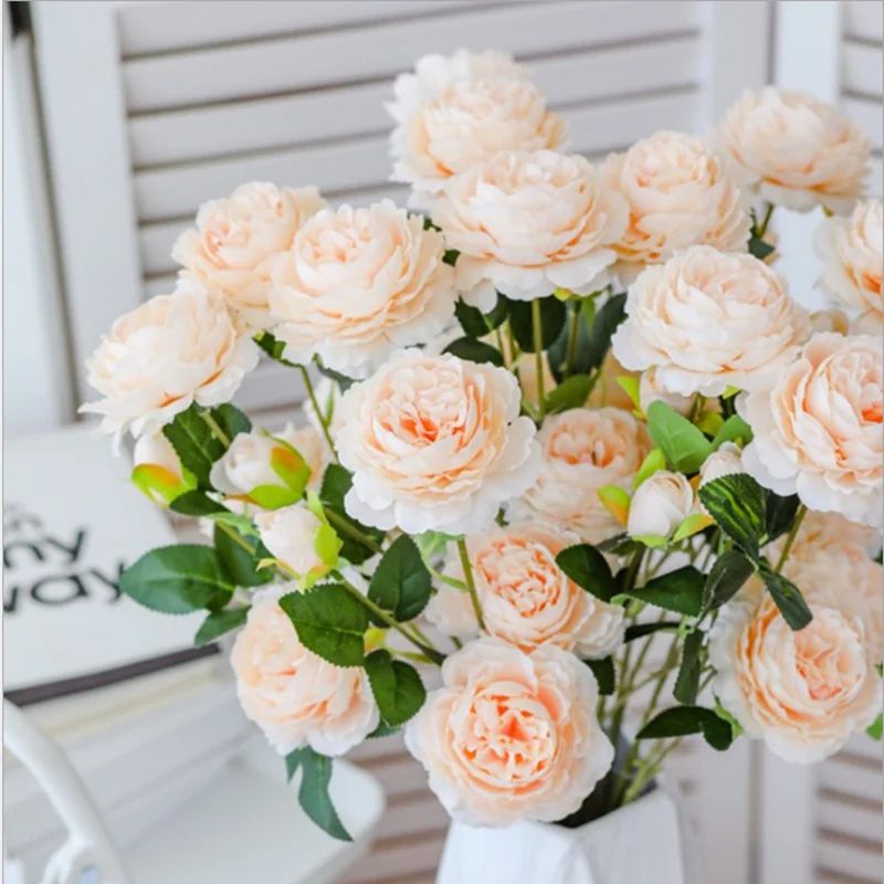 5/10pcs Long Stem Artificial R - огляд і ціна Florist Supply Bulk
