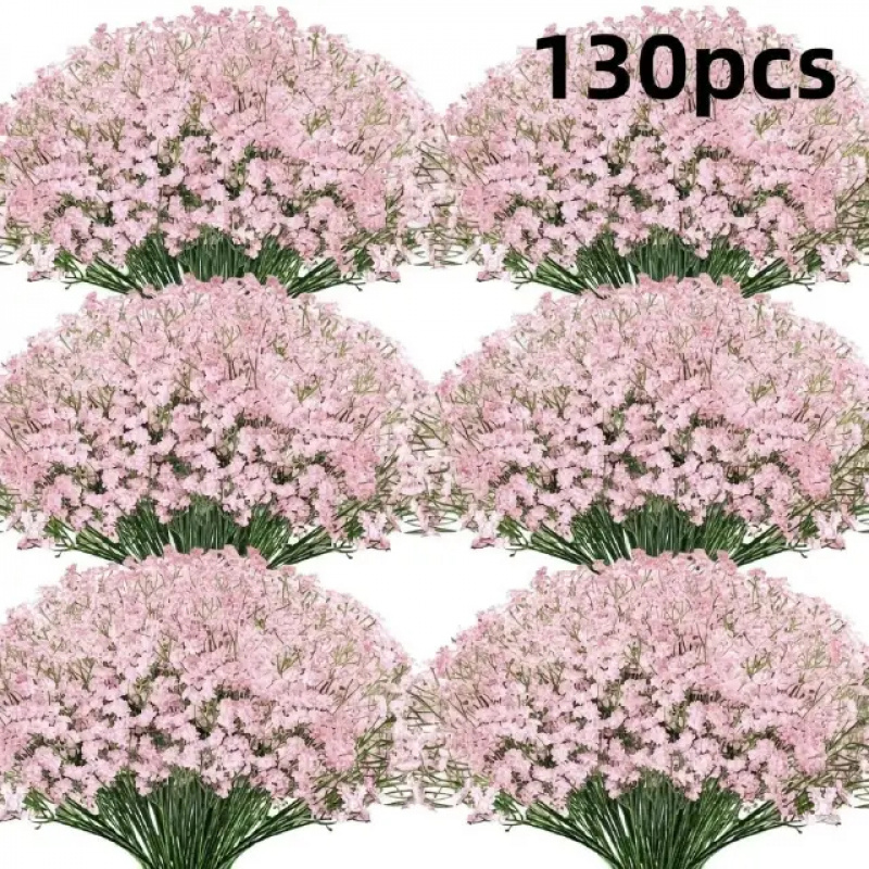 130-Stem Pink Gypsophila Artif - огляд і ціна Florist Supply Bulk