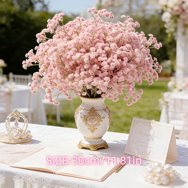 130-Stem Pink Gypsophila Artif - огляд і ціна Florist Supply Bulk